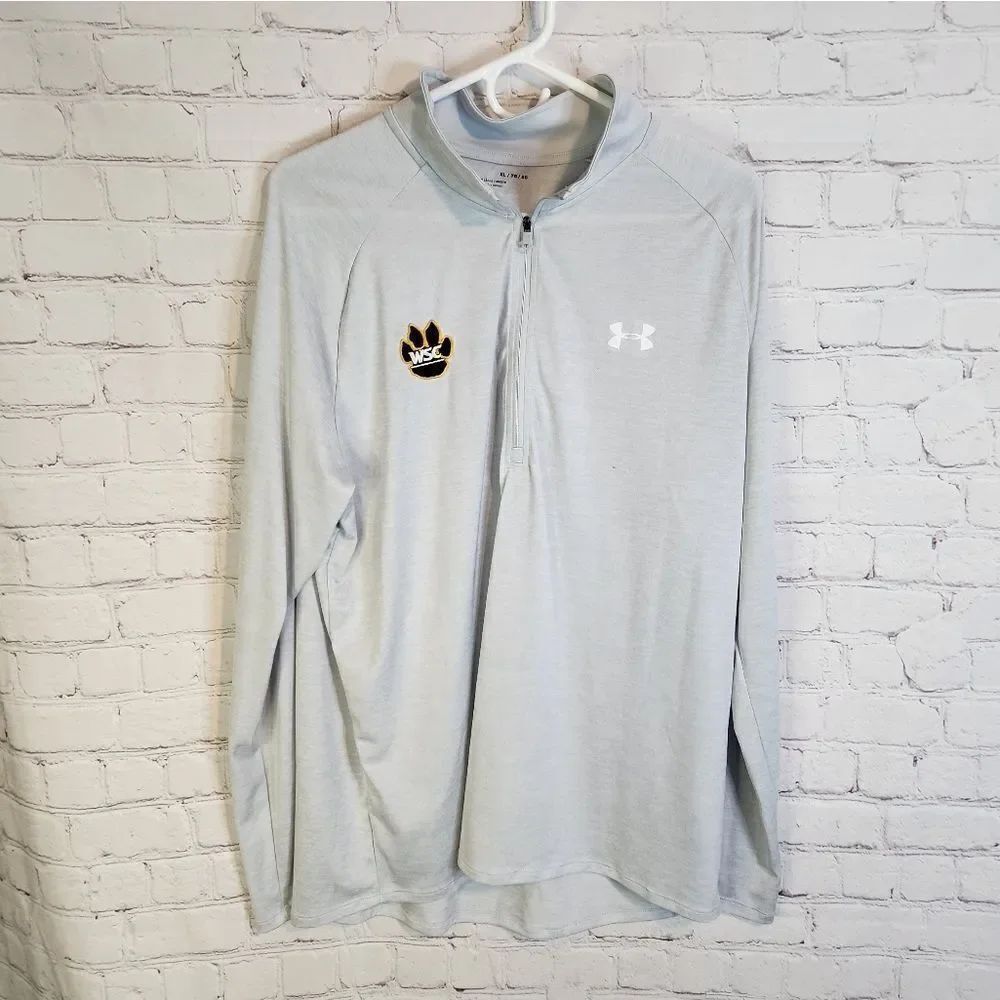 Men's Under Armour "WSC" longsleeve zip-up shirt, size XL